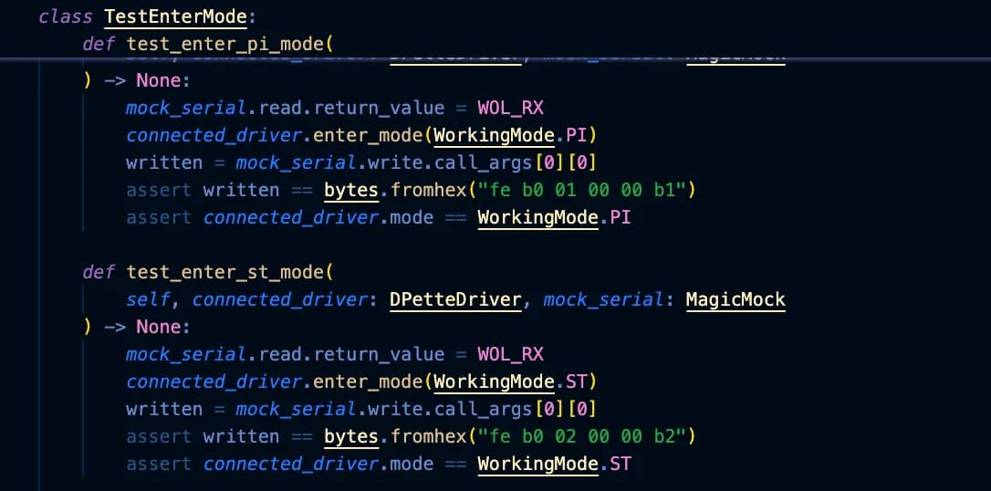 Python test code running on Lambda Compute